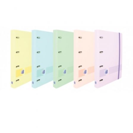 Oxford Europeanbinder 360º Polyfoam con Recambio 100 Hojas A4+ Set de 10 Colores Pastel